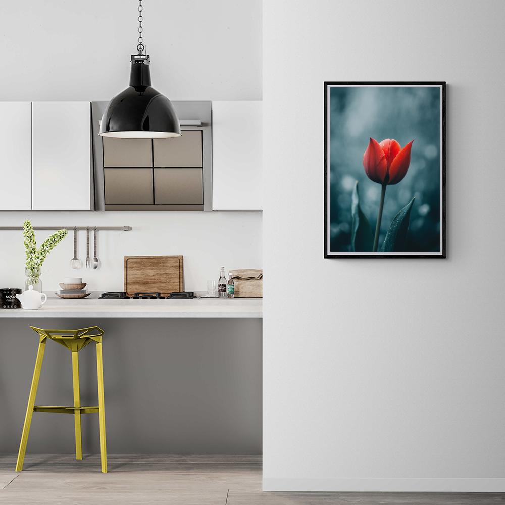 Tulipán en un interior