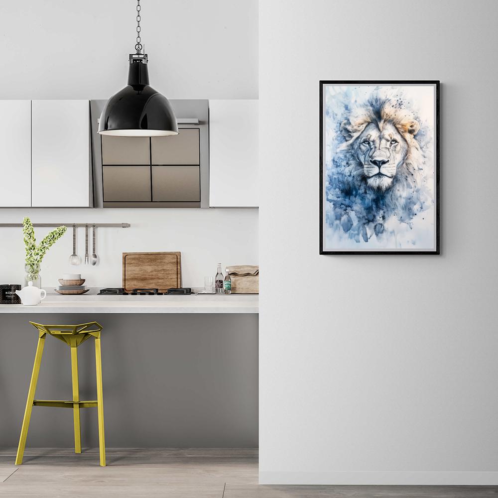 Lion dans un intérieur