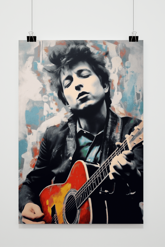 Póster Bob Dylan Portret