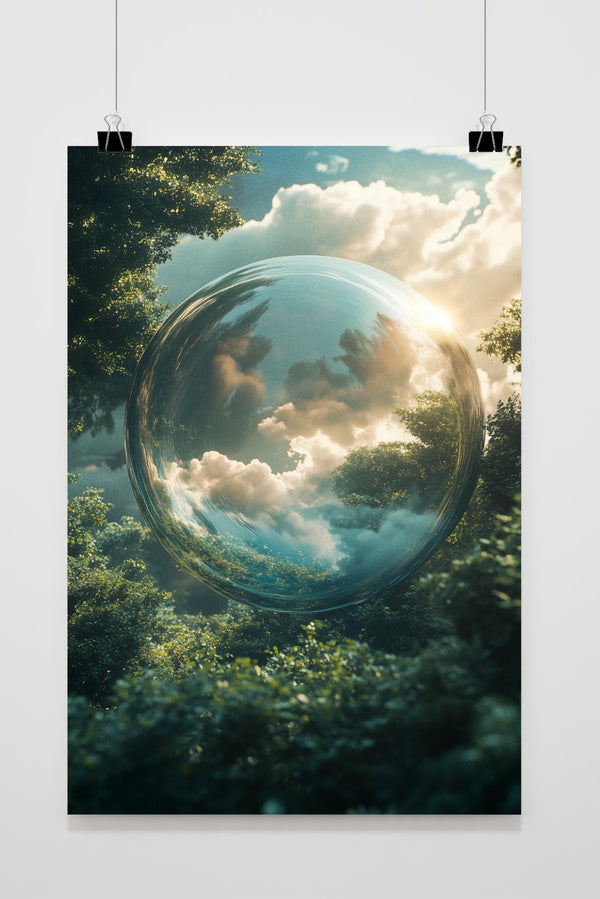 Glaskugel Poster