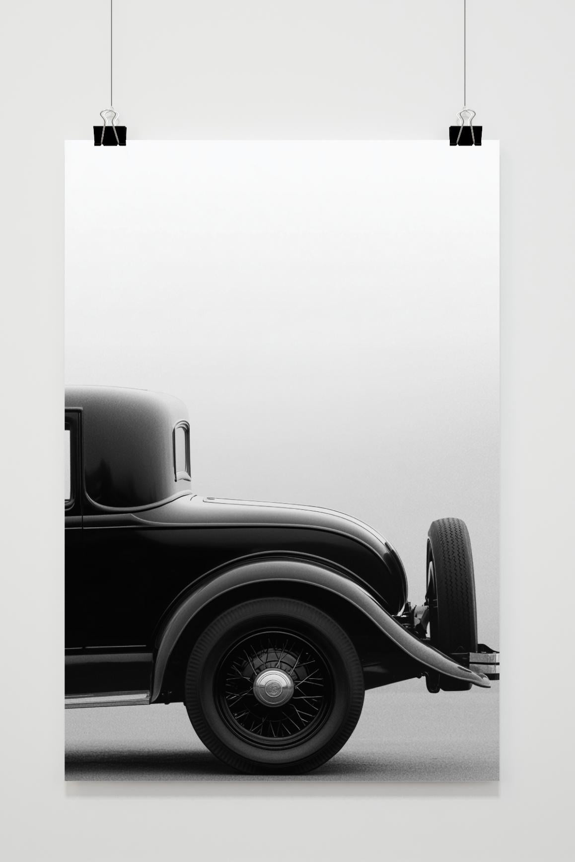 Póster Auto en Blanco y Negro de 25 Artstreet