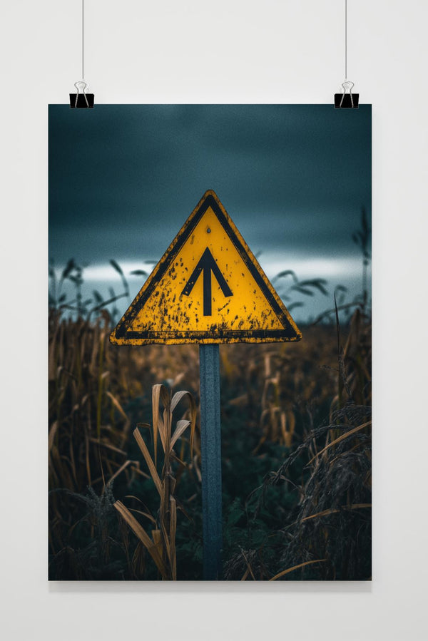 Warnschild Poster
