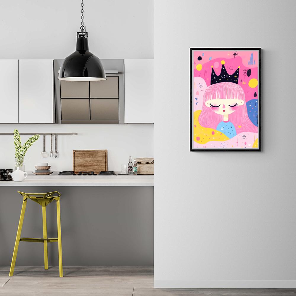 Princesse Adorable dans un intérieur