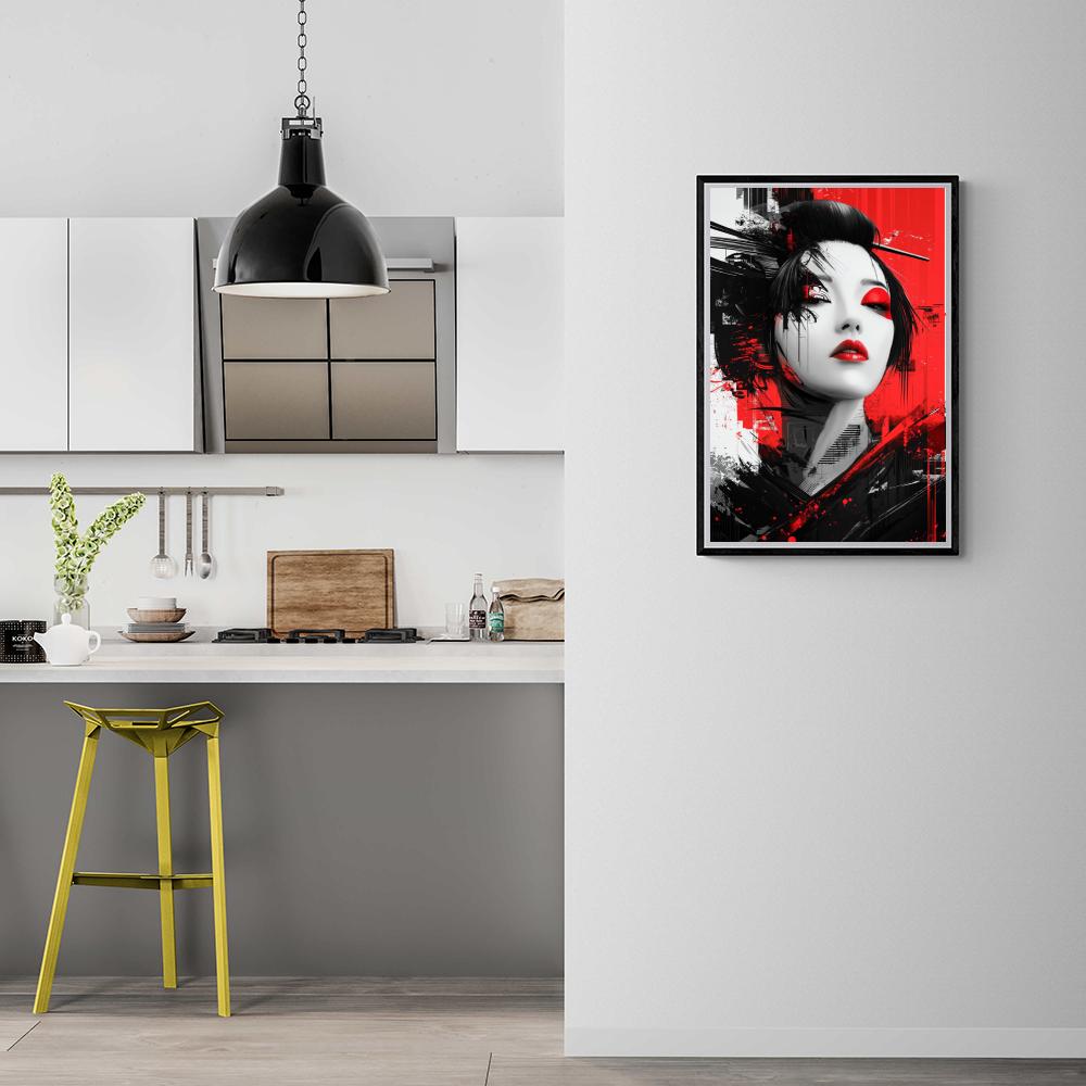 Femme Japonaise dans un intérieur