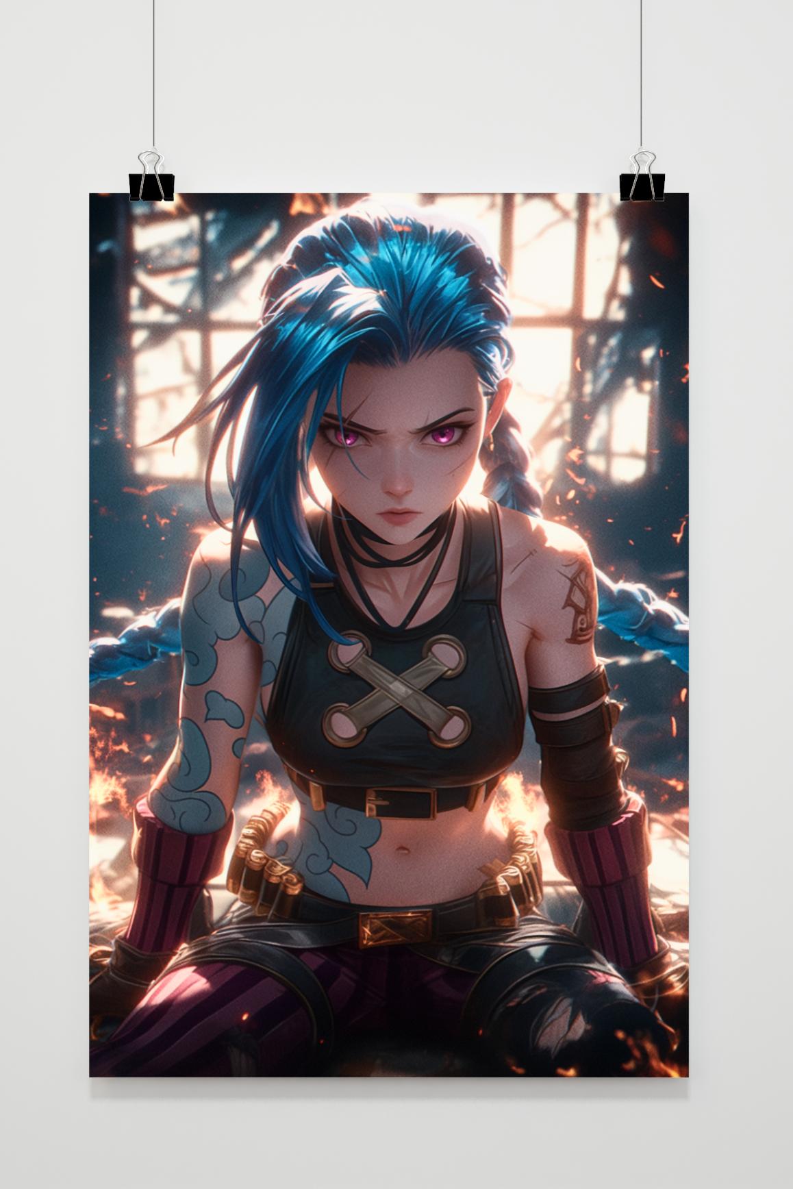 Affiche Jinx League of Legends de 25 Artstreet