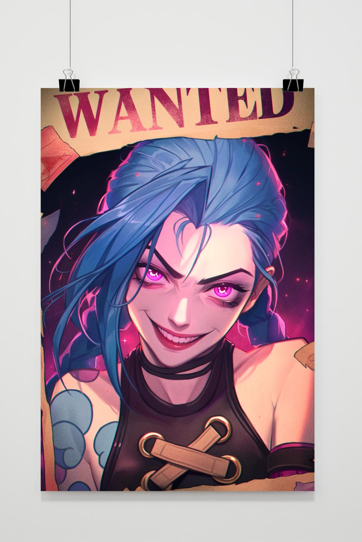 Affiche Jinx Wanted de 25 Artstreet