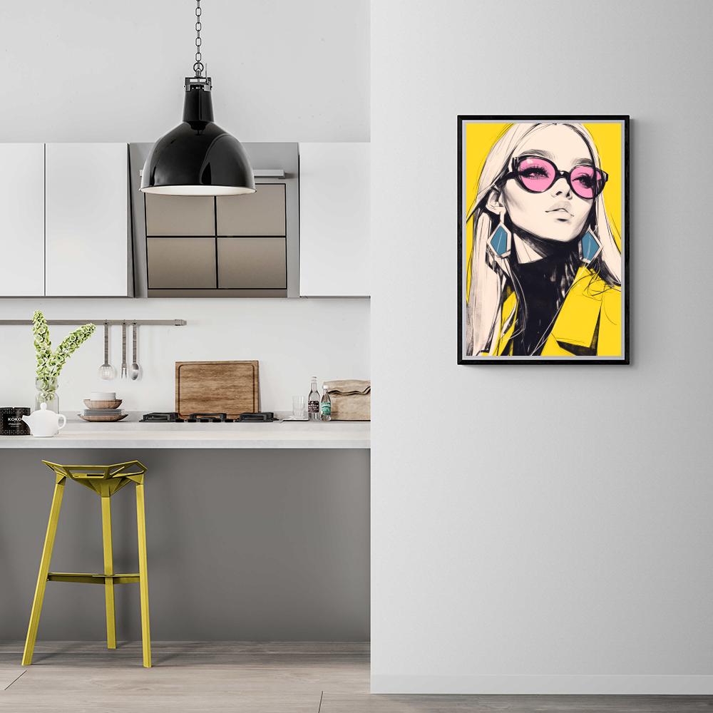Jeune Fille Mode dans un intérieur