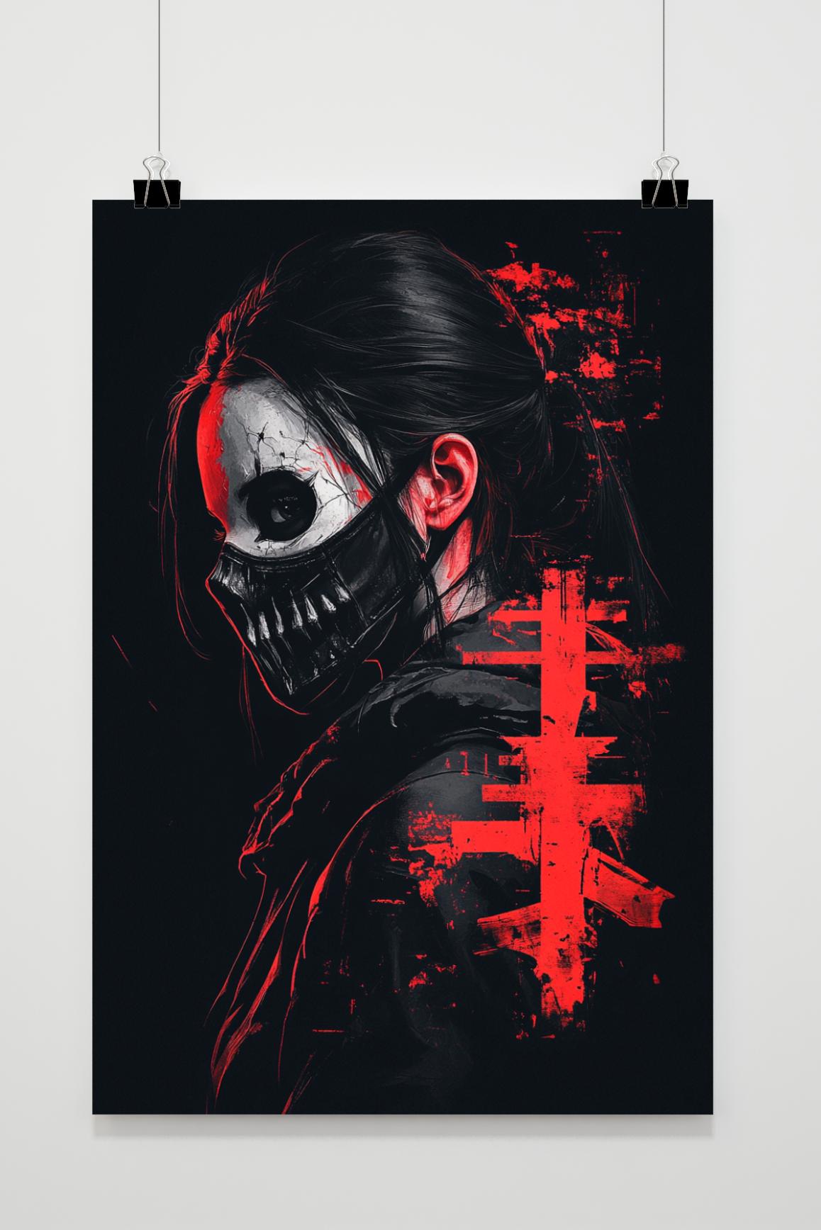 Affiche Masque de Crâne de 25 Artstreet