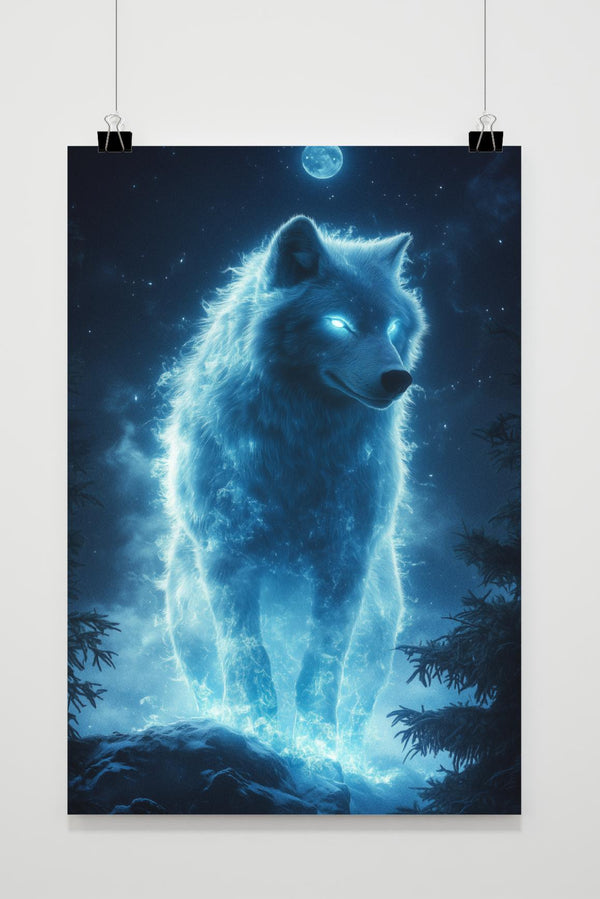 Magische Wolf poster