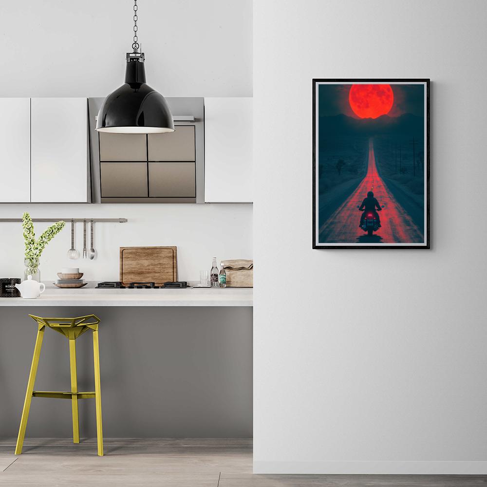 Moto dans un intérieur