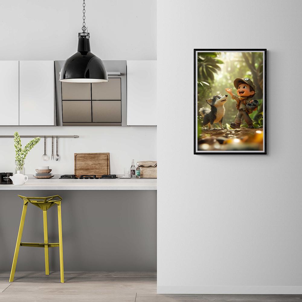 Bosavontuur dans un intérieur