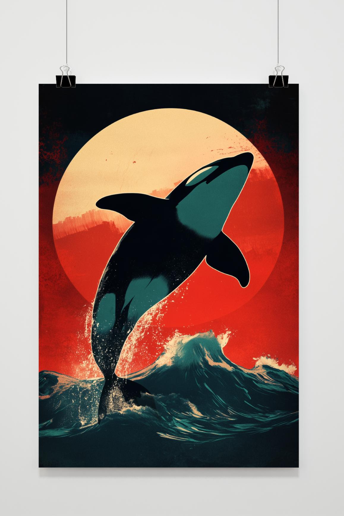 Póster Orca de 25 Artstreet