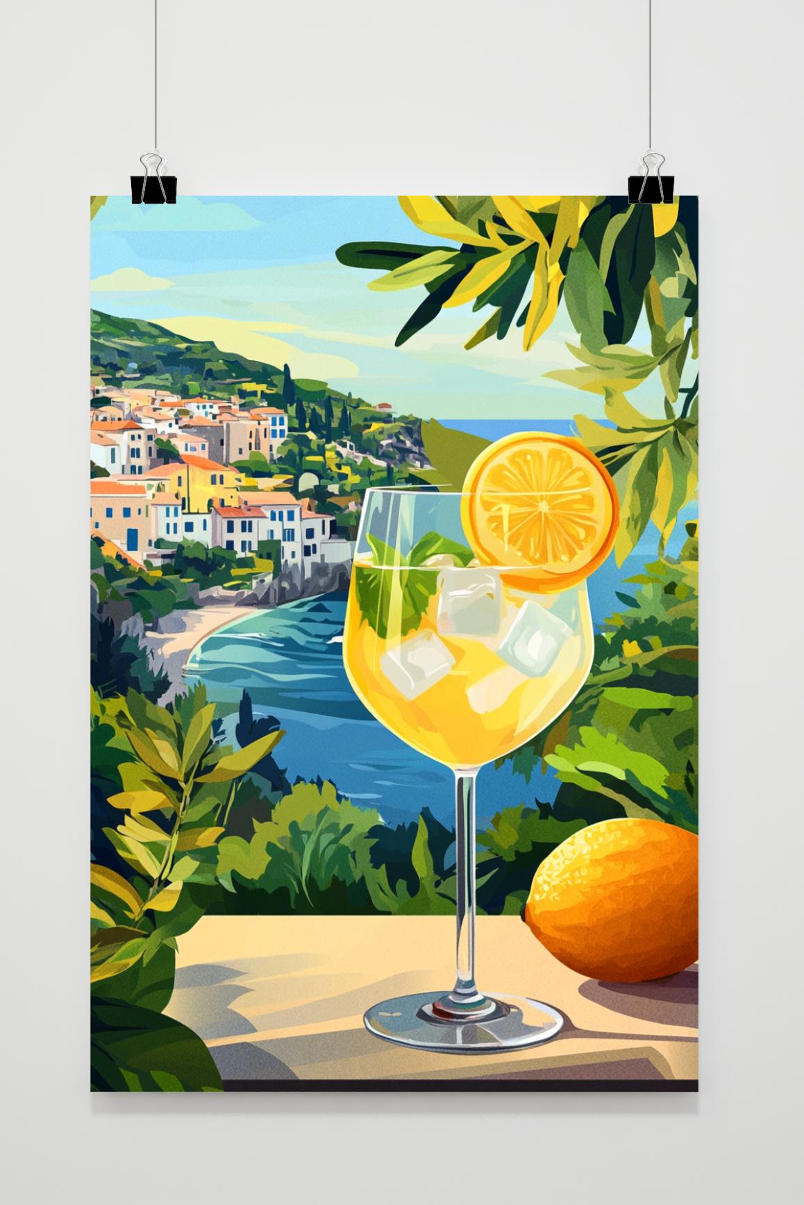Póster Cóctel de Verano de 25 Artstreet