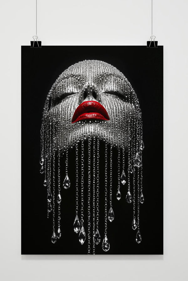 Diamanten Kristallen poster