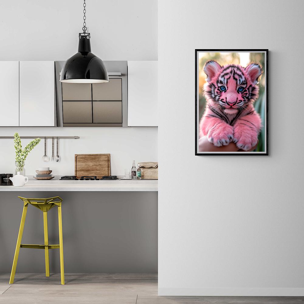 Babytijger dans un intérieur