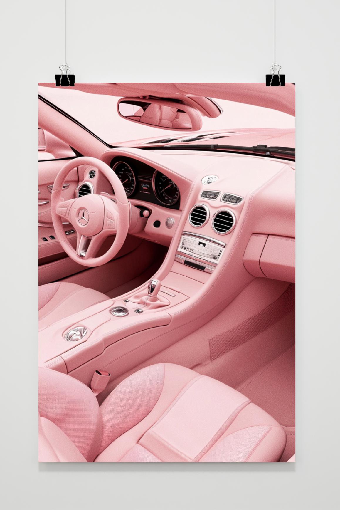 Affiche Mercedes Rose de 25 Artstreet