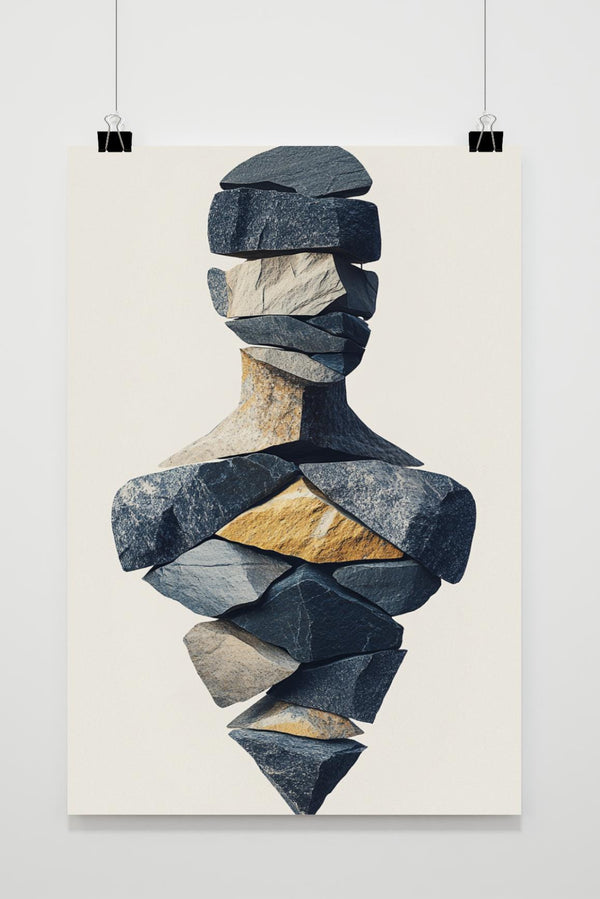 Man Stenen poster