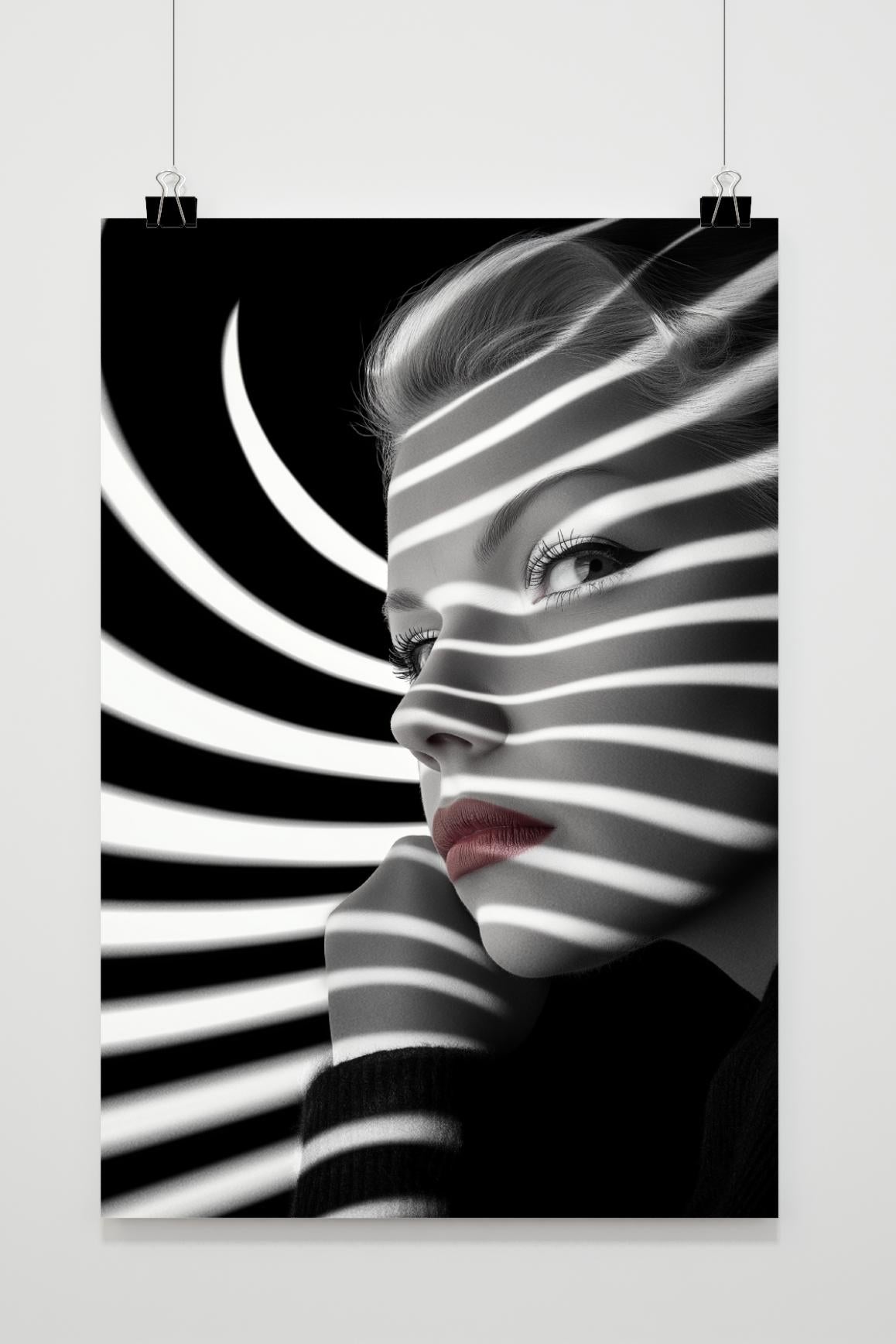 Affiche Ombres et rayures de 25 Artstreet