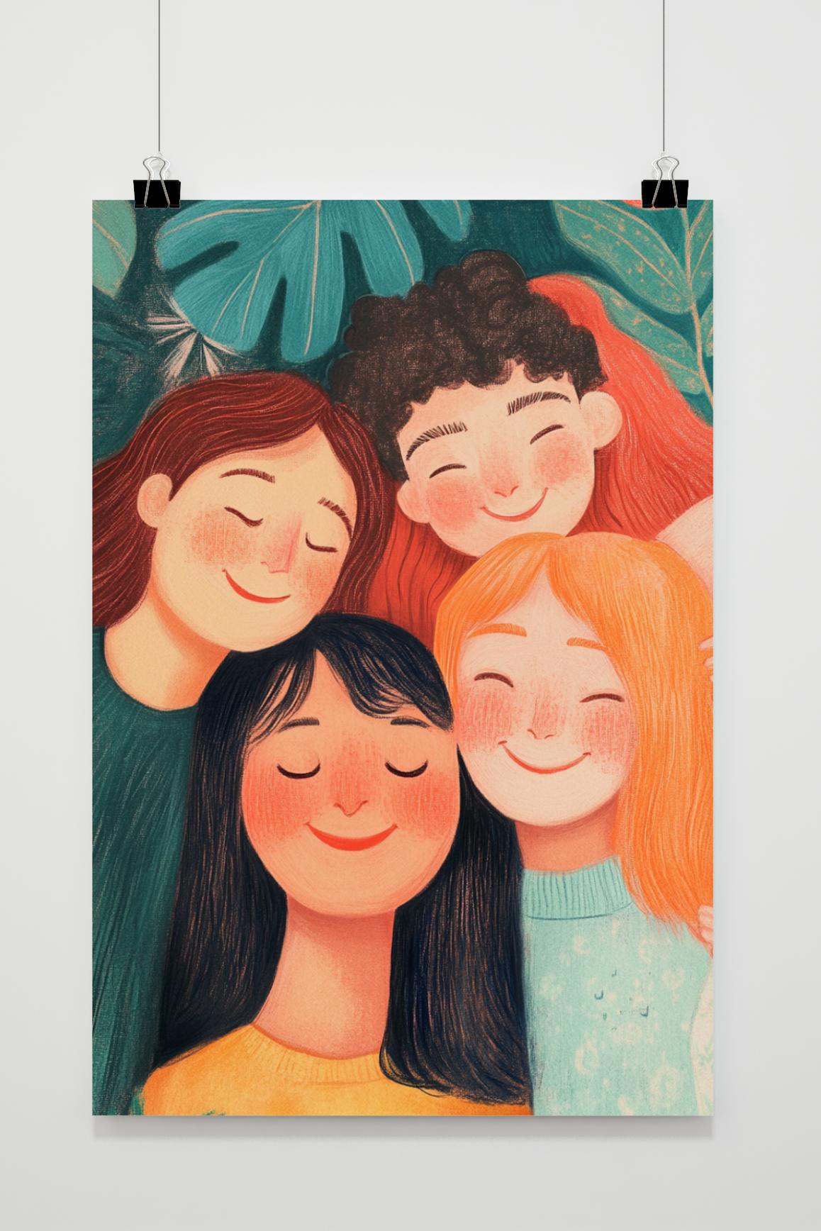 Affiche Famille de 25 Artstreet