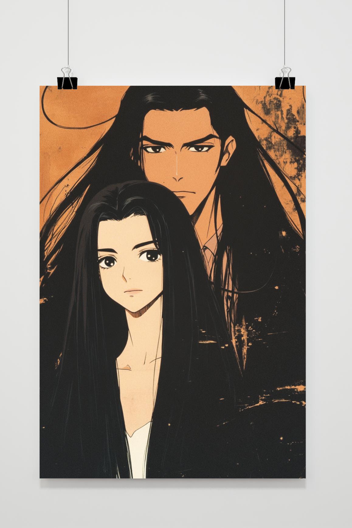 Affiche Couple Manga de 25 Artstreet