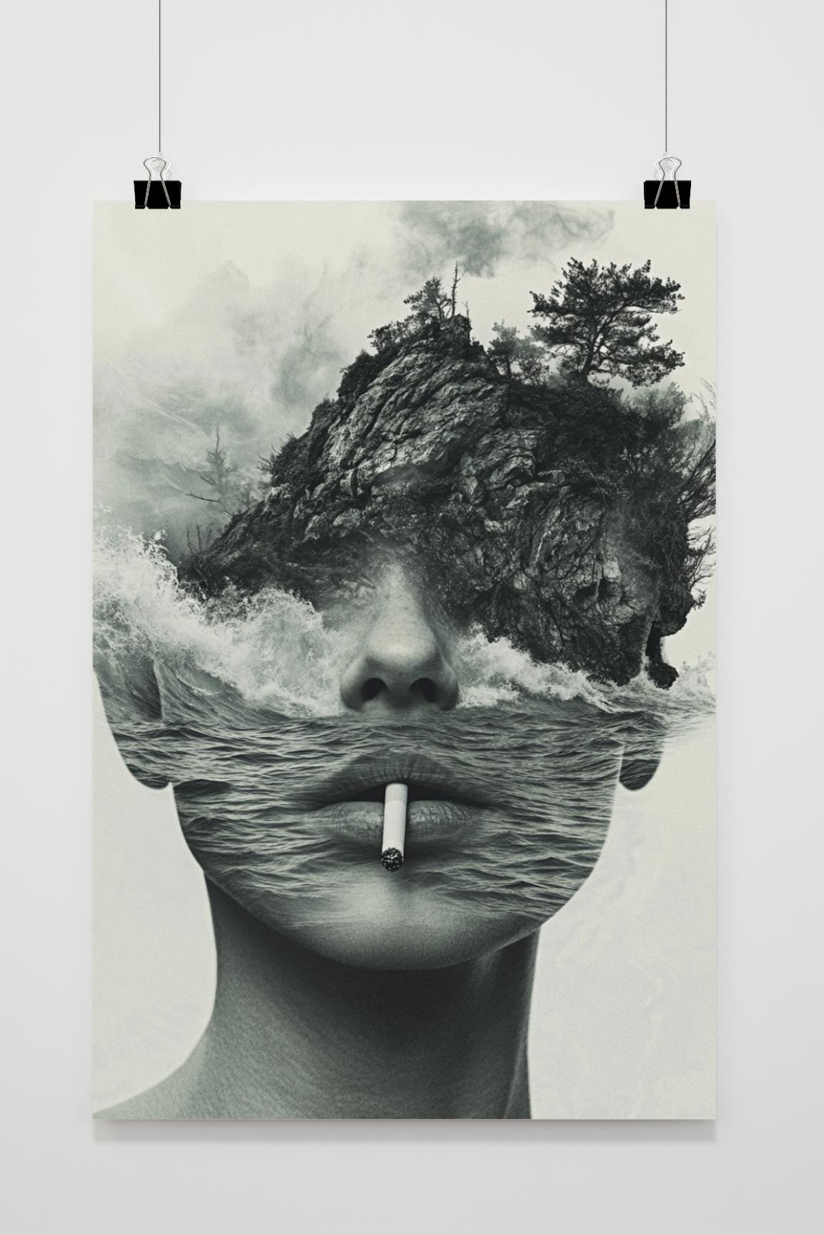 Affiche Nature Femme de 25 Artstreet