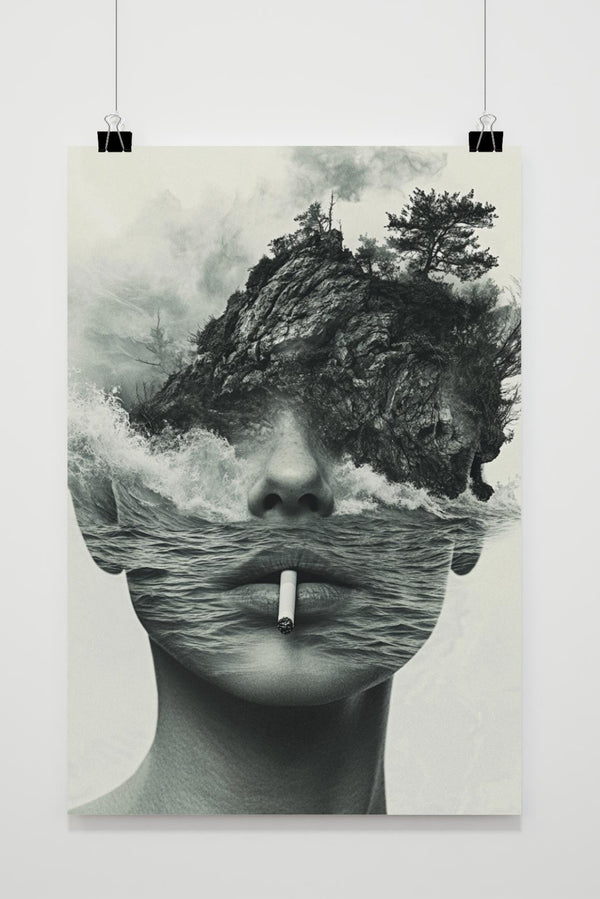 Póster Mujer Naturaleza