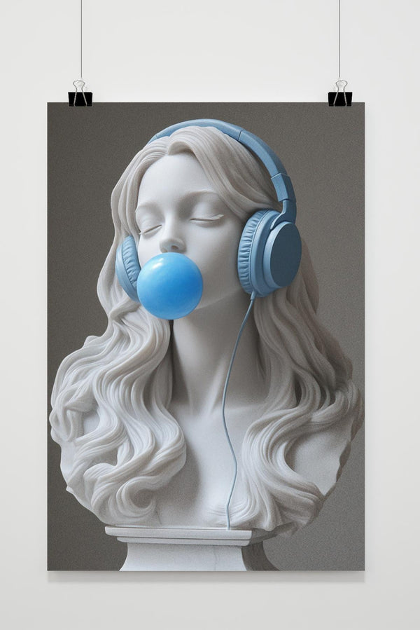 Póster Estatua Chicle
