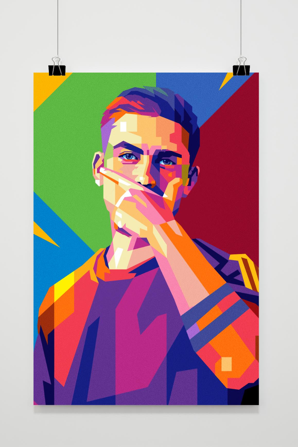 Affiche Paulo Dybala de 25 Artstreet