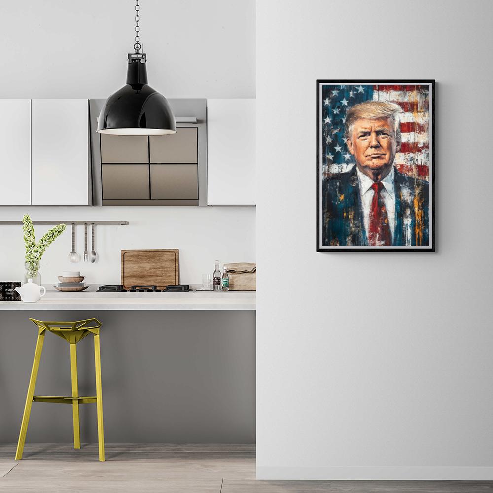 Donald Trump dans un intérieur
