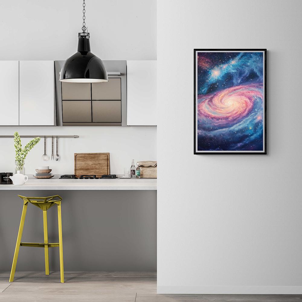 Voie Lactée dans un intérieur