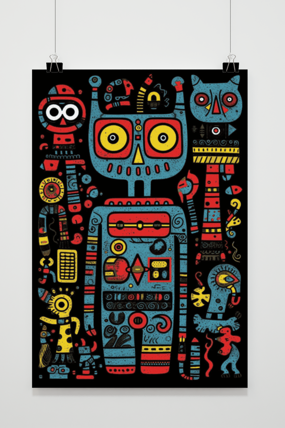 Póster Robot Industrial de 25 Artstreet
