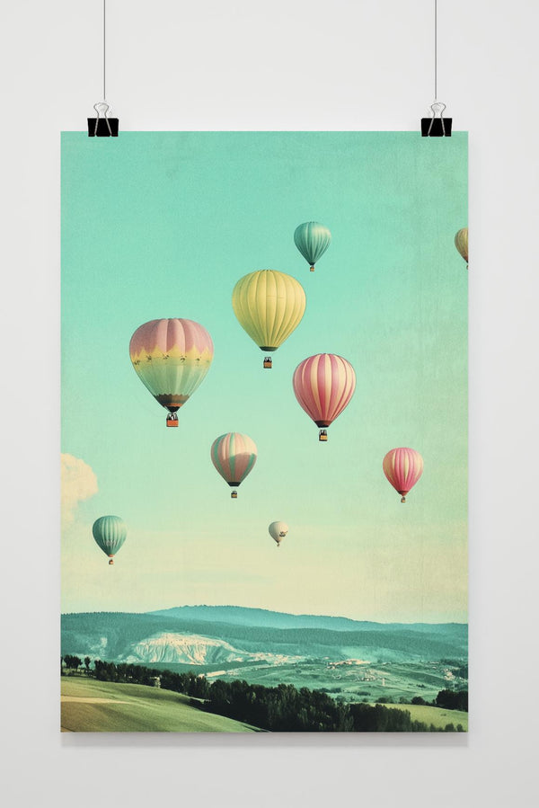 Hete Luchtballon poster