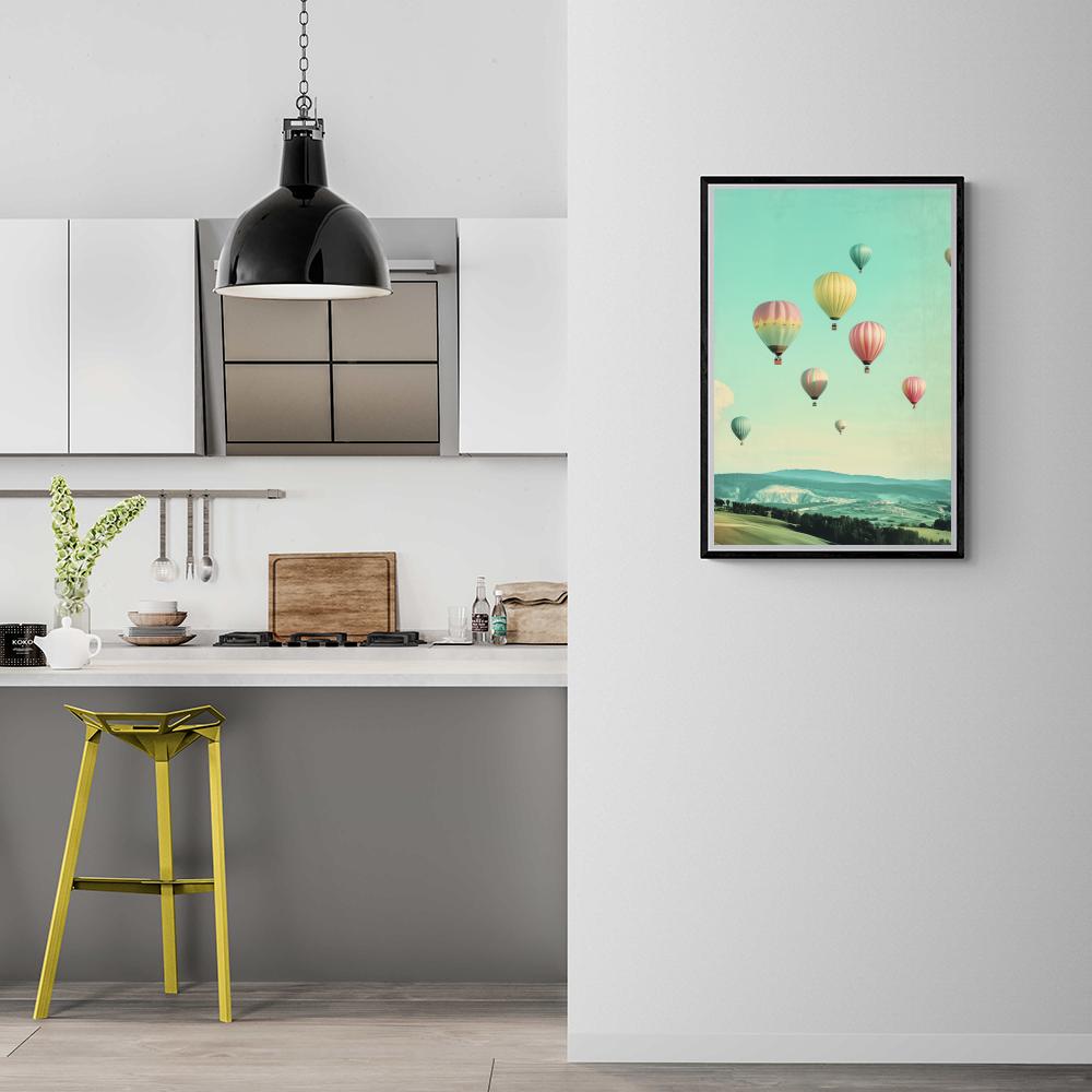 Montgolfière dans un intérieur