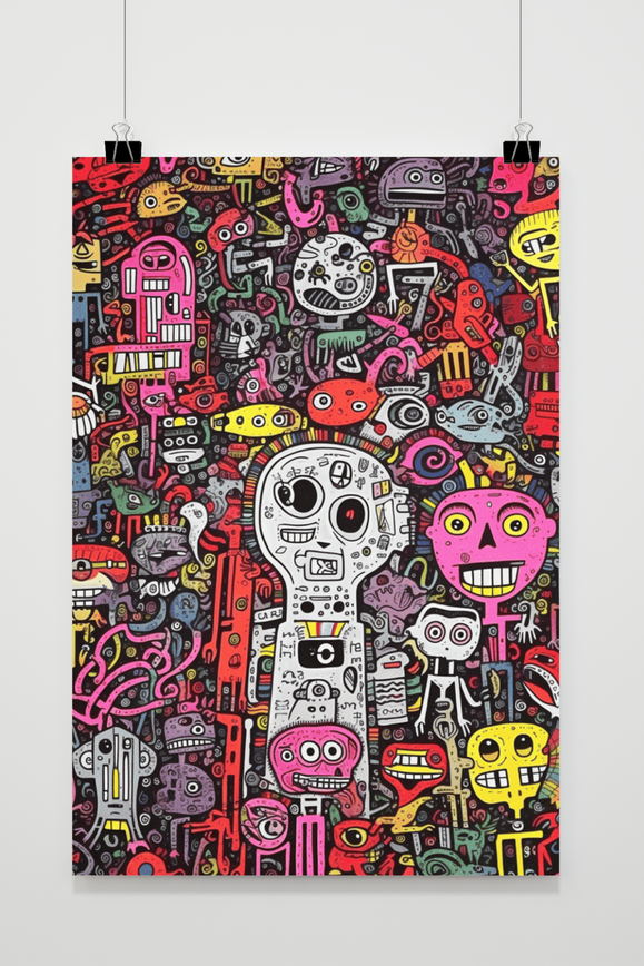 Póster Póster Doodle de 25 Artstreet