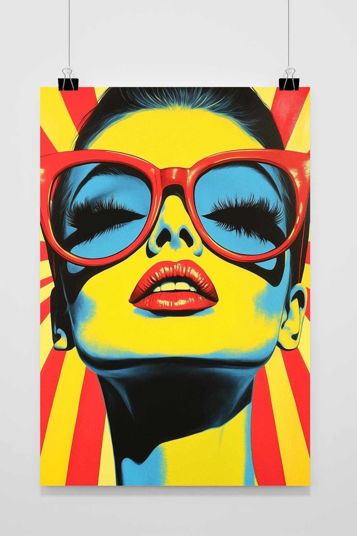 Affiche Femme pop art de 25 Artstreet