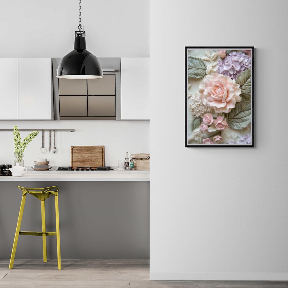 Bloemen Pastel dans un intérieur