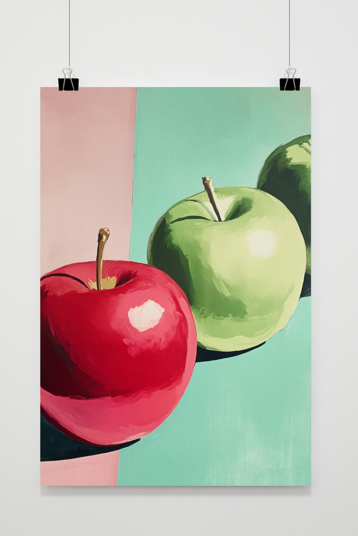 Affiche Pommes de 25 Artstreet