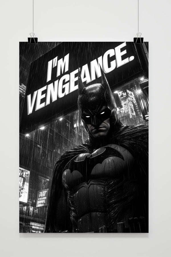 Póster Batman I'm Vengeance