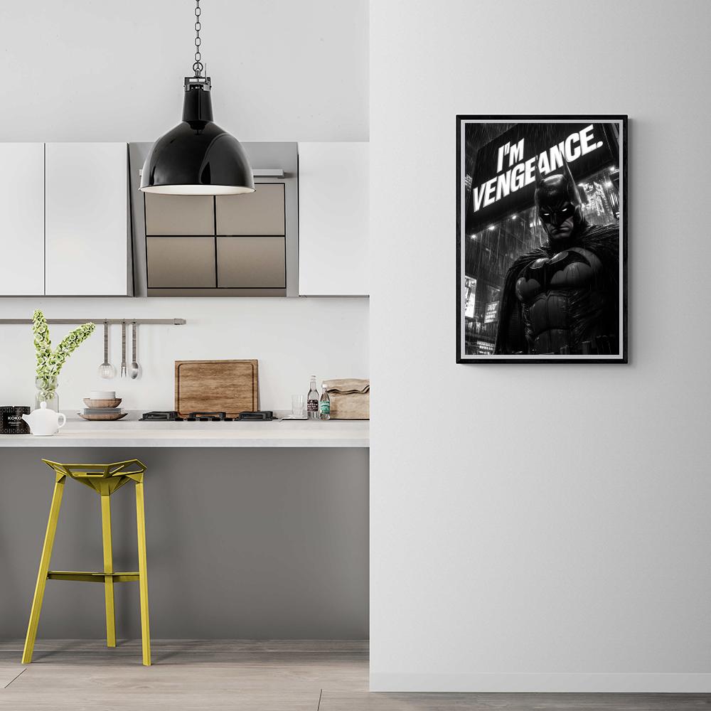 Batman I'm Vengeance dans un intérieur