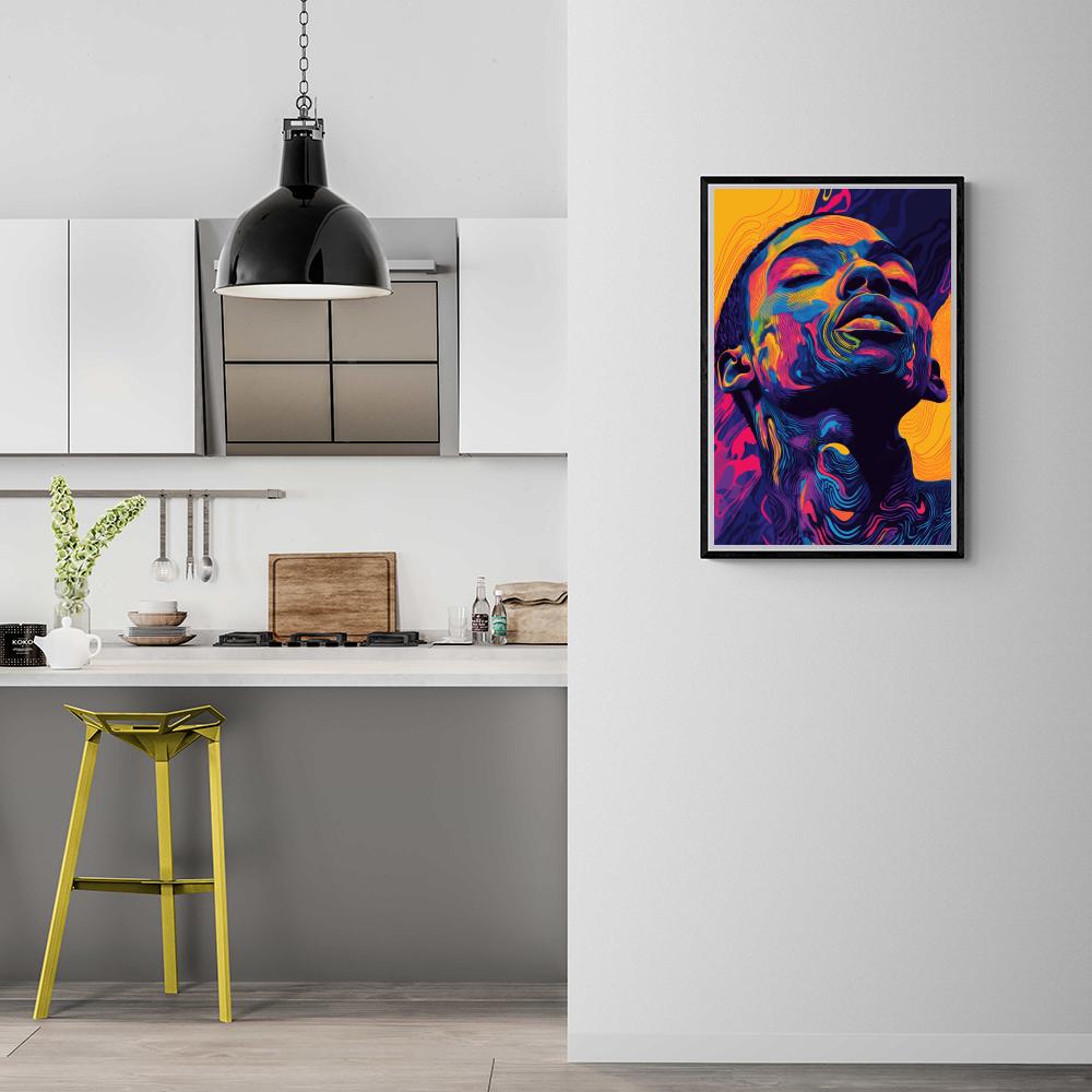 Coole Man dans un intérieur
