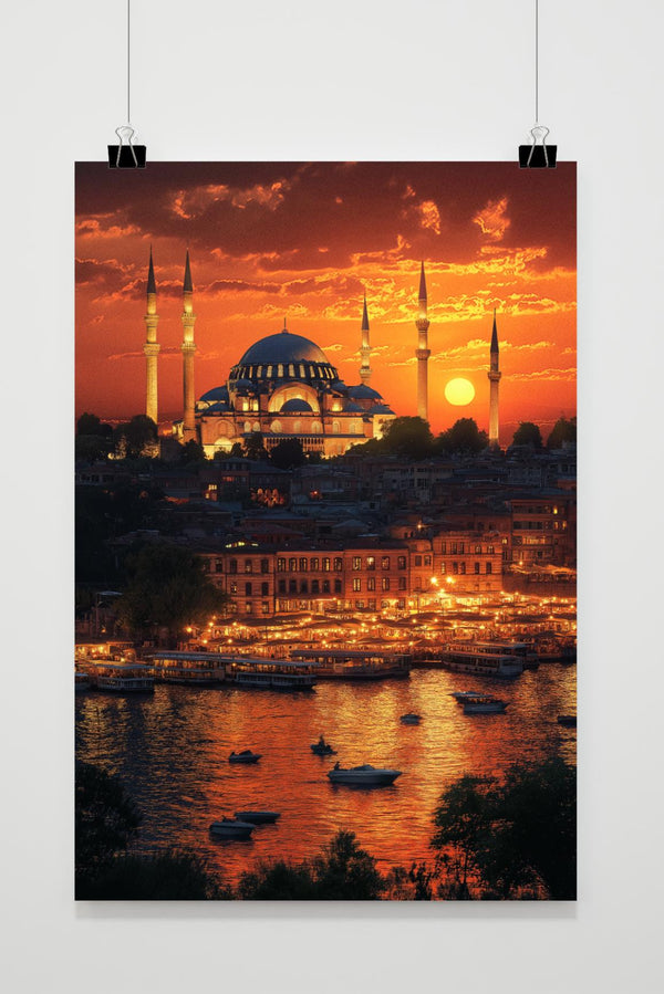 Póster Mezquita de Estambul