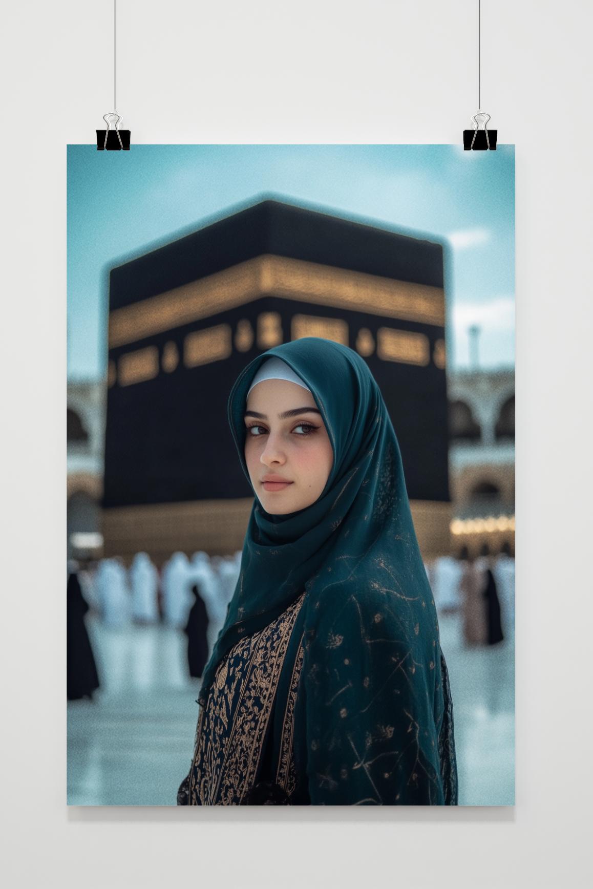 Póster Kaaba Mujer de 25 Artstreet