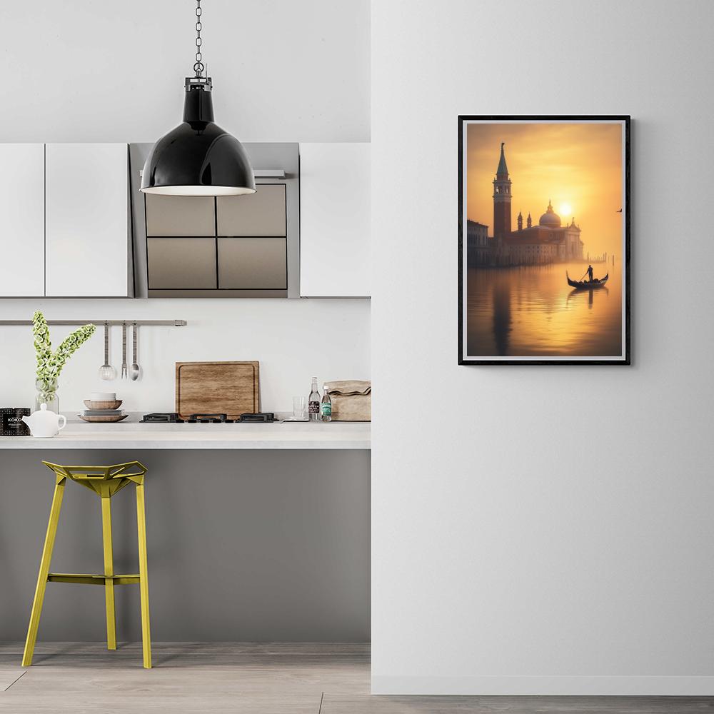 Venise gondoles dans un intérieur