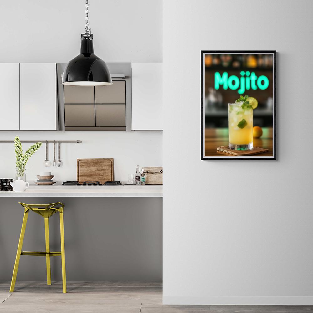 Mojito en un interior