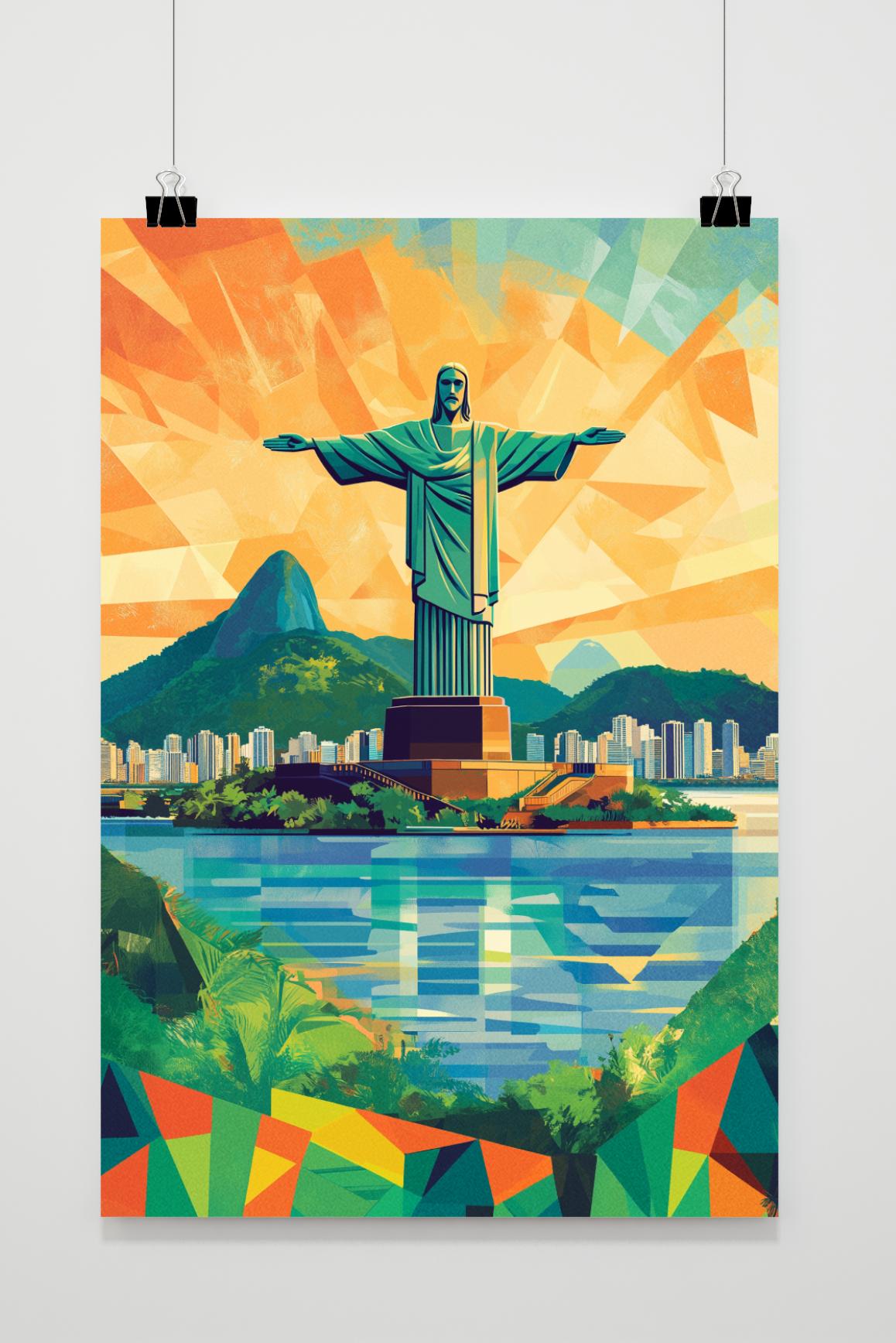 Affiche Rio de Janeiro de 25 Artstreet