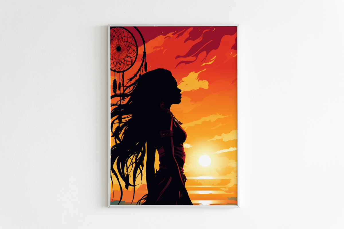 Atrapasueños en un interior
