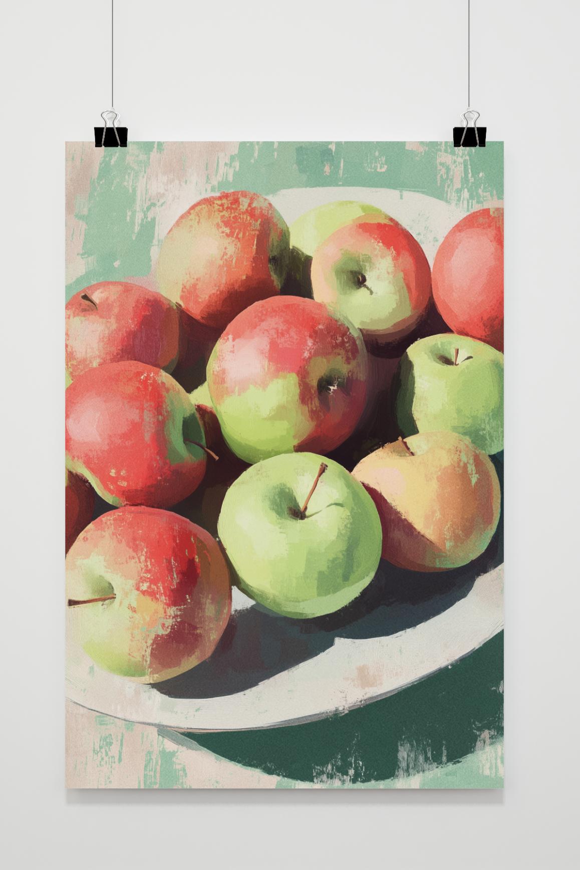 Affiche Tatsuro Kiuchi Pommes de 25 Artstreet