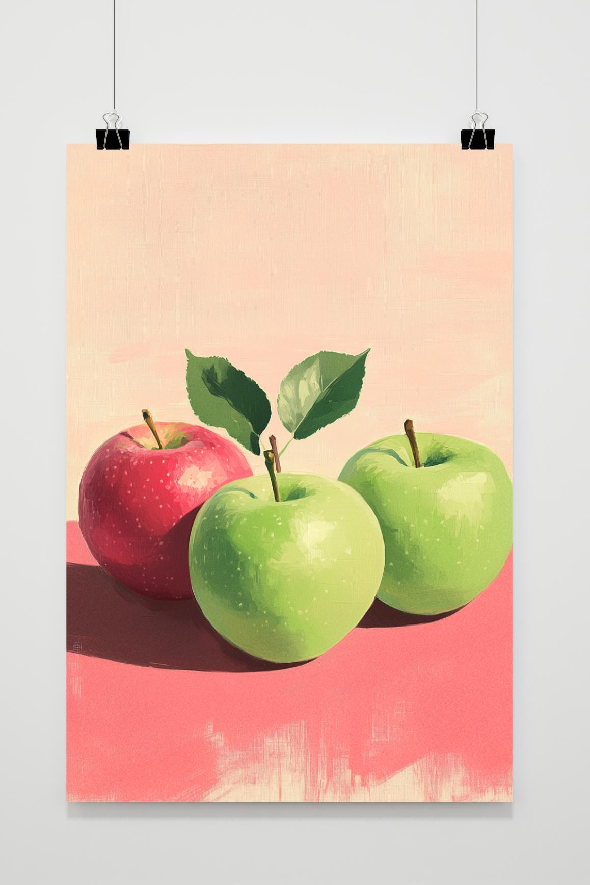 Póster Manzanas Tatsuro Kiuchi de 25 Artstreet