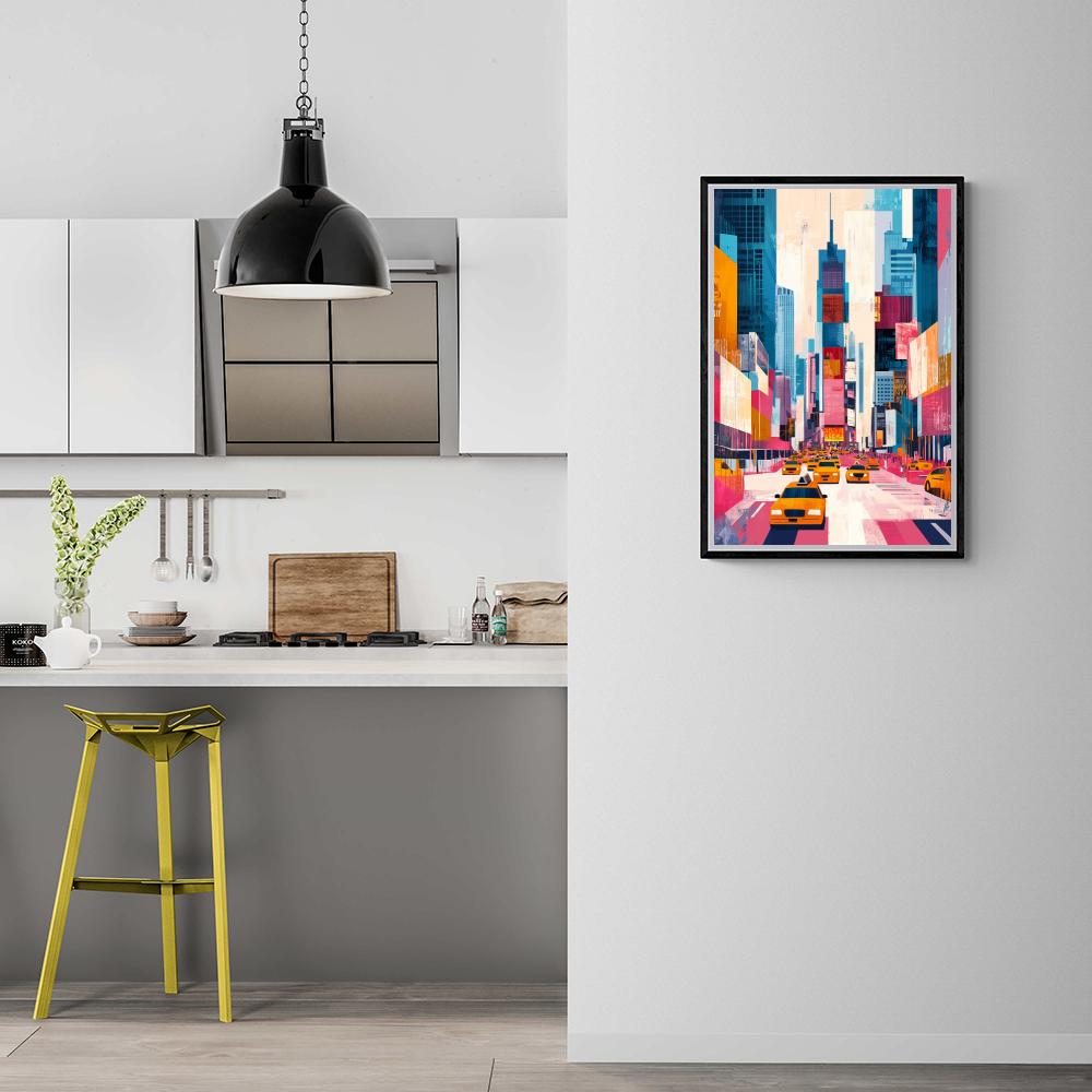 New York Times Square dans un intérieur