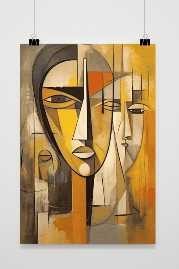 Póster Moderno Inspirado en Picasso de 25 Artstreet